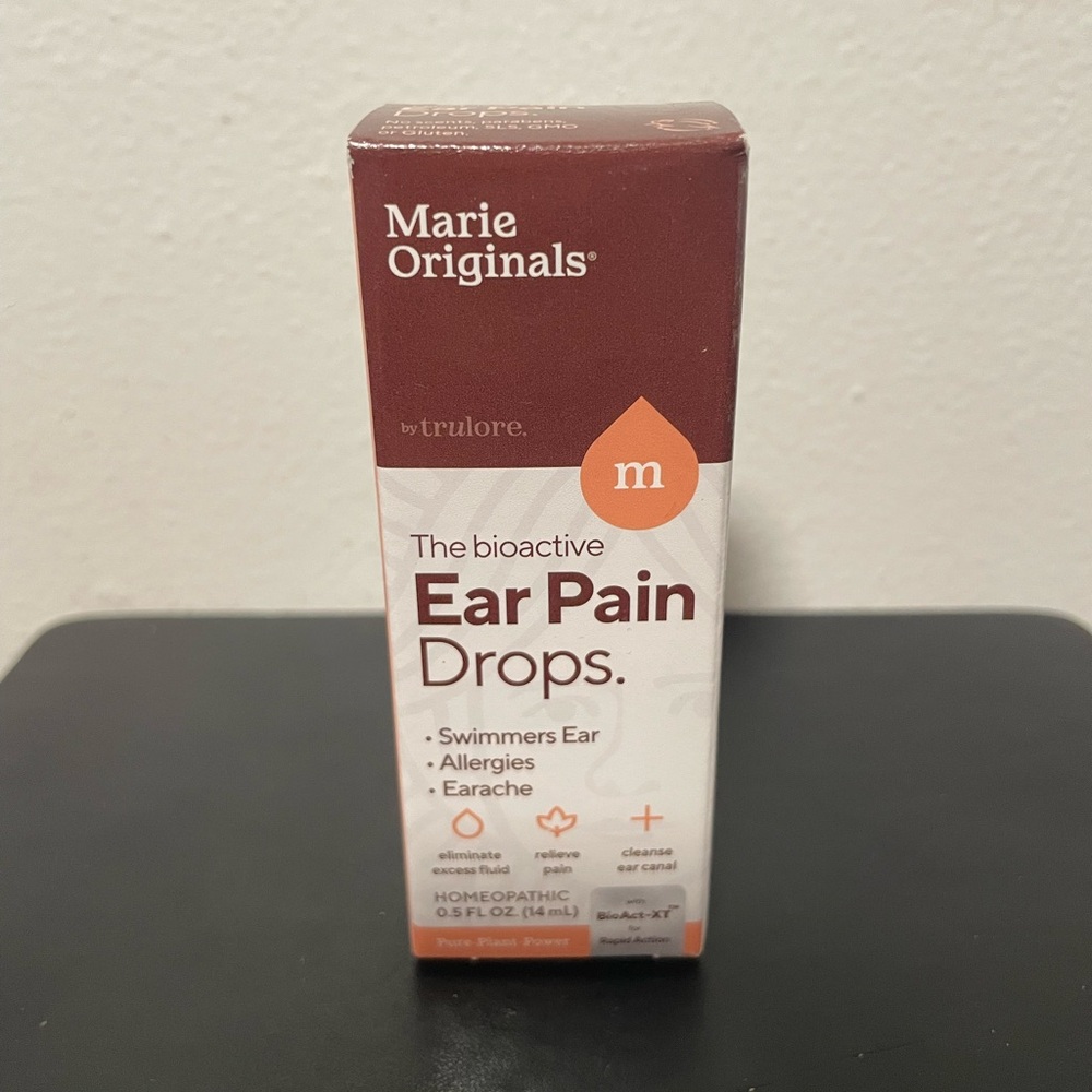 Marie Originals Ear Pain Drops NEW SEALED 0.5 oz Homeopathic Pain Relief 10/2027
